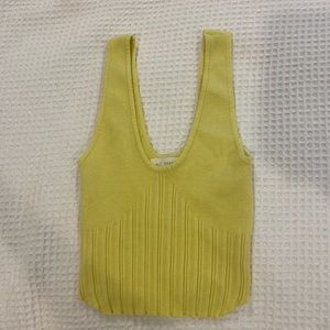 PacSun- yellow soft tank